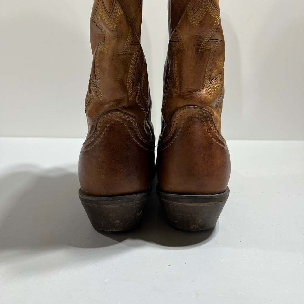 Nocona Leather Western Cowboy Boots Pointed Toe Women 7.5B Cowgirl Country Rodeo - Picture 8 of 11
